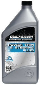 Mercury/Quicksilver Parts Pwr Trim/Steer Fluid QT 92-858075Q01 by QuickSilver