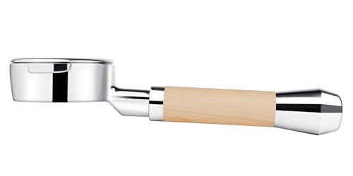 LILQ 58mm Bottomless Naked 2 Ears Portafilter Compatible with E61 Grouphead Machines– Includes 18–20g Basket (Maple Fusion, 58mm For E61)