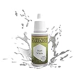 The Army Painter Warpaints, Matt White - Acrylic Miniature Paint in 18 ml Dropper Bottle, White Cup - White Model Paint
