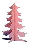 Kleiner Tannenbaum mit vielen Bohrungen (Löcher) zum Aufhängen von Deko