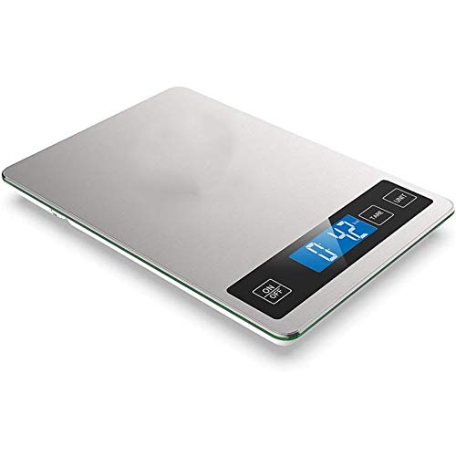 Food scale Kitchen Scale Household Electronic Digital Food Scale Cooking Baking Scale Kitchen Measuring Tool Stainless Steel Baking, cooking (Load Bearing : 10Kg)