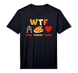 Mens Wine Turkey Family Shirt Wine Turkey Dinner Thanksgiving Performance T-Shirt