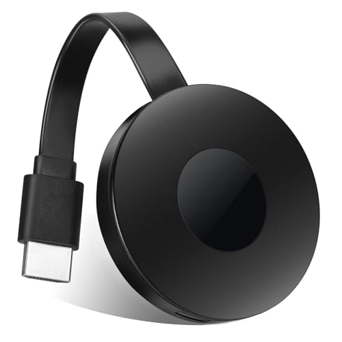 Adaptador HDMI inalámbrico, pantalla WiFi de transmisión 1080P para TV con soporte 4K Miracast, DLNA y AirPlay