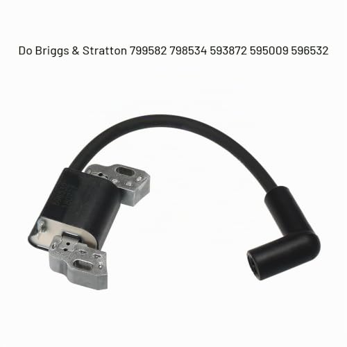 HUIOP Cewka zapłonowa, zestaw cewek zapłonowych, części zamienne do samochodów z wtyczką do silników Briggs & Stratton 799582 798534 593872 595009 596532