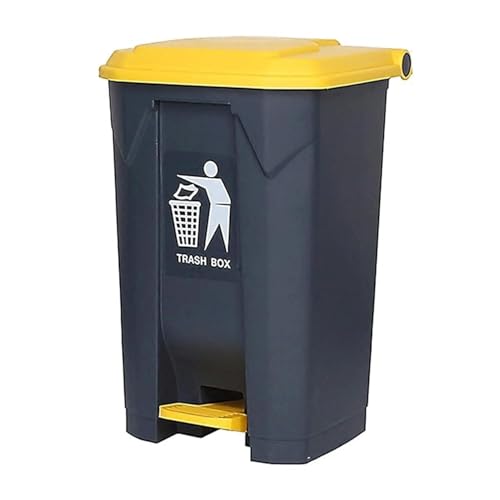 Contenedores de residuos comerciales con pedal y tapa para reciclaje 2