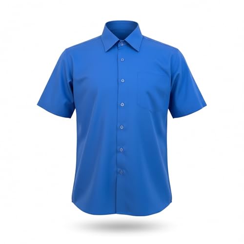 Image of AMBIKA STORES & READYMADES School Uniform for kids | Formal Uniform Shirts for Boys /Girls | Readymade Stitched Shirt for Students