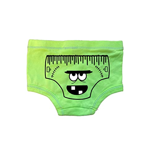 Creepy Underwear - Boys fun Neon Green Underwear