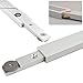 Aluminium Alloy Miter Bar Rail Runner Slider Table Saw Gauge Rod T-Slot Track Bar Rail Woodworking Tool for Jigs Fixtures Sleds Router Tables, 300mm, 11.811'' x 0.748'' x 0.374'', Silver