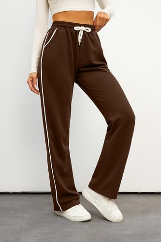Image of SAKHWALA Women's Track Pants | Plus Size Trackpants for Women | Stylish Gym & Yoga Pants | Striped Lounge Wear | Loose Fit Joggers | Casual Pyjamas