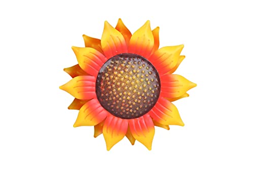 Outside Hanging Decorative Metal Sunflower Bird House Hand-Painted Birdhouse Yard Garden Decor 9"X9"X3" Hummingbird House #TOP3