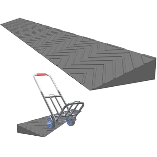 Rampe de Seuil Portables Intérieures/extérieures de 1 à 10 Cm, Rampes pour Robot de Balayage de Scooter en Fauteuil Roulant, Rampe de Seuil de Surface...