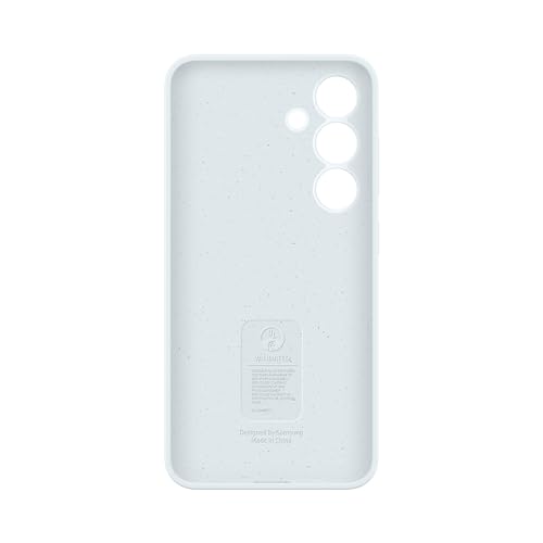 Image of SAMSUNG Galaxy S24 Silicone Phone Case, Protective Cover with Color Variety, Smooth Grip, Soft and Sleek Design, Snug Fit, US Version, EF-PS921TWEGUS, White