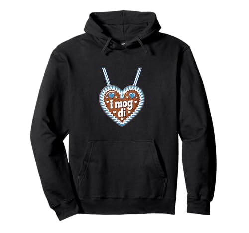 I mog di Heart Gingerbread Blue White Love �p�[�J�[
