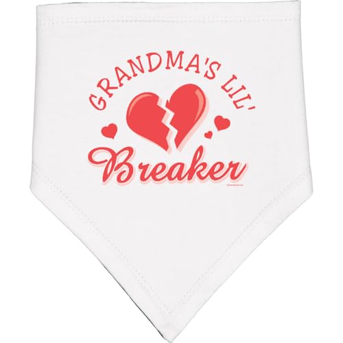 inktastic Grandma's Lil' Heartbreaker Baby Bandana Bib