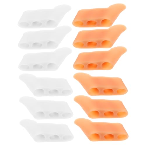 Gogogmee Separator for Overlapping 12pcs Silicone Adjuster Stretcher Wearable for Night Yoga Tv