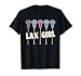 Lax Girl Lacrosse Stick Women Retro Lacrosse Player Goalie T-Shirt