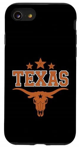 Texas Cowboy Skull Western Rodeo Cowboy X}zP[X iPhone SE (2020) / 7 / 8 p