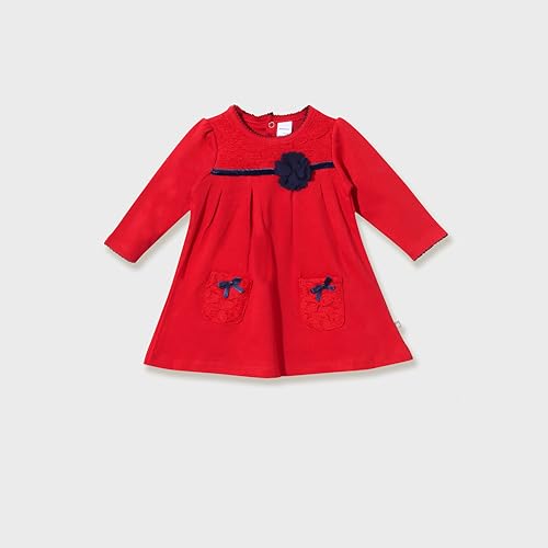 Image of Mom's Love Baby-Girl's Cotton Classic Above The Knee Casual Dress