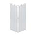 Cabina de ducha 80 x 100 de PVC mod. Acuario con apertura central