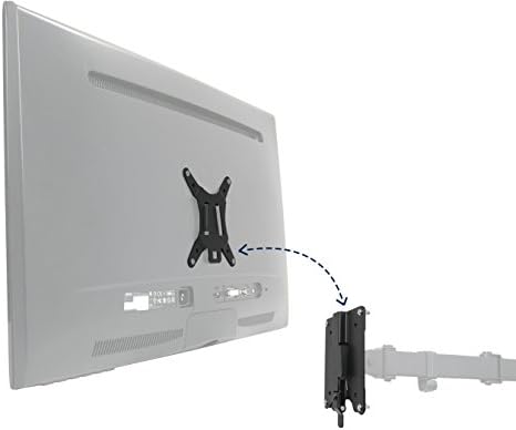VIVO Adapter VESA Mount Quick Release Bracket Kit, Stand Attachment and Wall Mount Removable VESA Plate for Easy LCD Monitor and TV Screen Mounting, Stand-VAD2