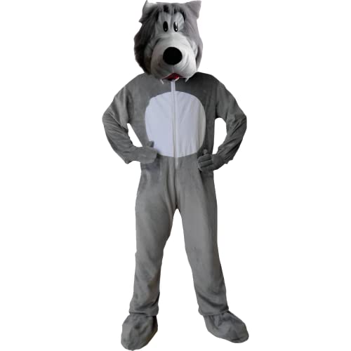 Dress Up America Costume De Loup Gris - Costume D'habillage Pour Jeu De Rôle - Costume De Cosplay