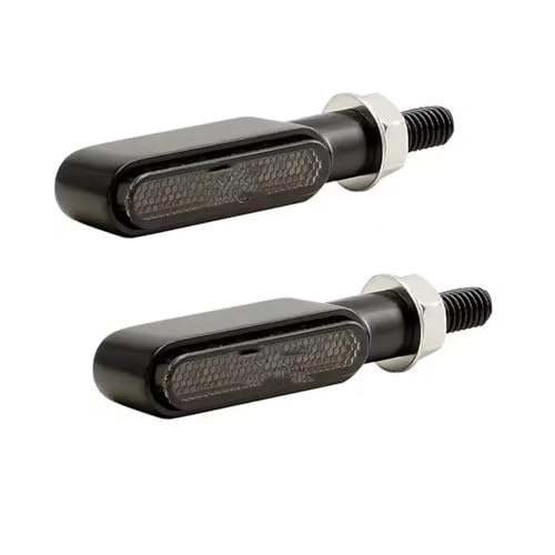 Clignotants LED pour motos 8mm lumière ambre clignotant 3LED 6LED feux moto chopper