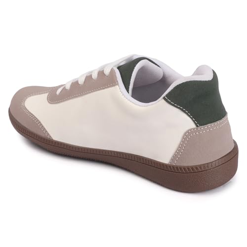 Image of PrasKing Women's Sneakers | Cushioned Non-Slip Grip Sole| Trendy & Stylish Modern Sneakers | Everyday Wear for Walking, College & Outings