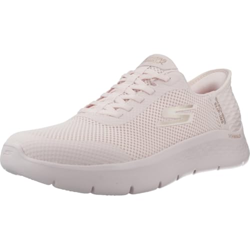 Skechers Donna Go Walk Flex Grand Entry Trainers, Pink, 38.5 EU