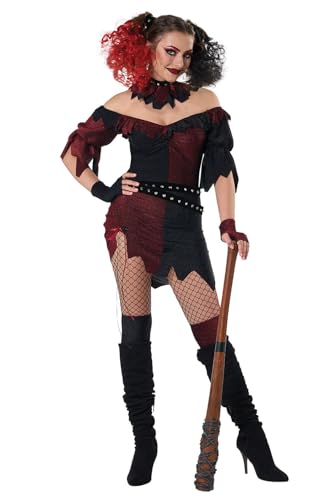 California Costumes, She Who Laughs Last, talla S para mujer, rojo/negro