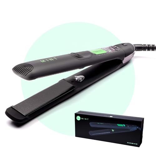 MINT Cosmo Flat Iron for Thick Hair, Dual Voltage