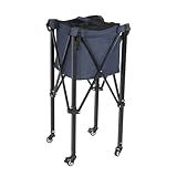 Photo Gallery campmax cestino per palline da tennis hopper con tasche laterali, carrello per insegnamento sportivo portatile rimovibile con ruote, blu Photo Gallery campmax cestino per palline da tennis hopper con tasche laterali, carrello per insegnamento sportivo portatile rimovibile con ruote, blu