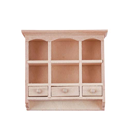 1 PC Puppenhaus Schrank Spielzeug Wandpuppen Haus Mini Möbel 1/12 für DIY Handwerk Möbel Puppenhaus Dekoration