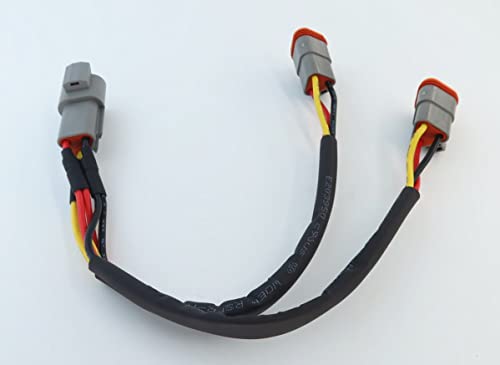 Cable divisor DT 3 pines macho a 2 hembras 30 cm miniatura 4