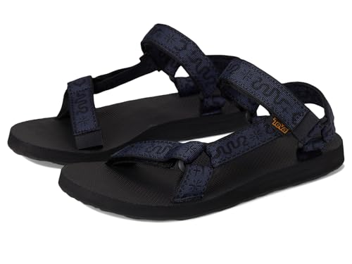 Teva Mush II ciabatta uomo, Sandalias para hombre, Azul Marino Negro, 45.5 EU