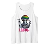 Photo Gallery pride lgbtq+ alien with peace sign canotta Photo Gallery pride lgbtq+ alien with peace sign canotta