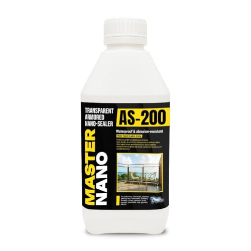 Image of Nano Surface Sealer AS-200 - Transparent Waterproof & Abrasion-Resistant Nano Coating for Terraces, Tiled Roofs, Bathtubs, Stone & Concrete - Breathable, Invisible, Professional-Grade (33.8 fl.oz)