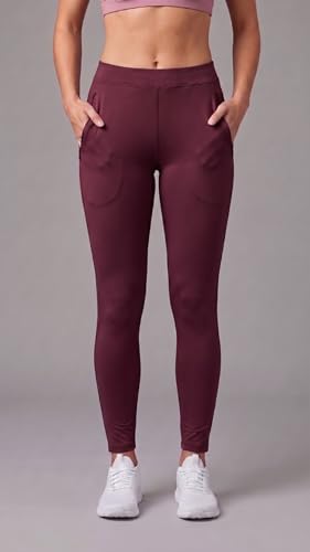Image of Mehrang Stretchable Yoga Pants for Women & Gym Pants for Women Workout with Mesh Insert & Side Pockets