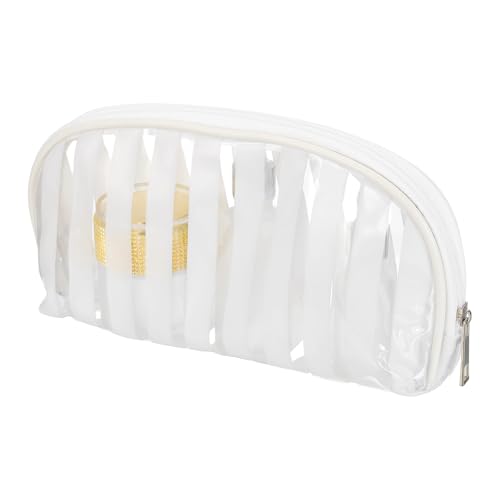 Trousse de maquillage transparente imperméable vinyle pochette de toilette