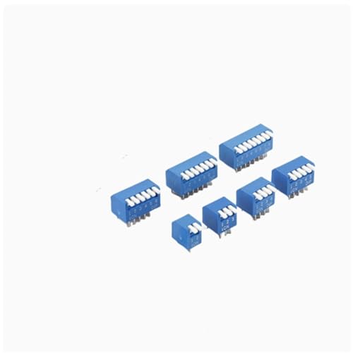 Interruptor DIP tipo slide 2.54mm de 3 a 10 vías para electrónica 3