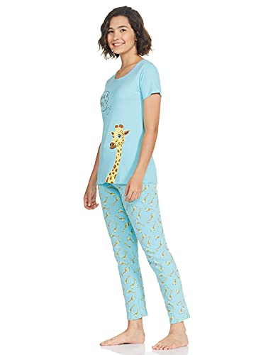 Image of Rupa Women's Cotton Checkered Pajama Set