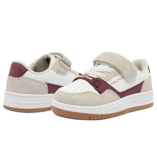 Image of Nautica Kids Adjustable Strap Shoes | Comfortable Casual Sneakers for Boys and Girls, Toddlers & Little Kids