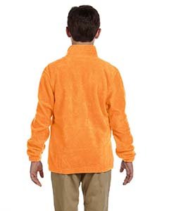 Youth 8 Oz Full-Zip Fleece - Safety Orange - L - (Style # M990Y - Original Label)2