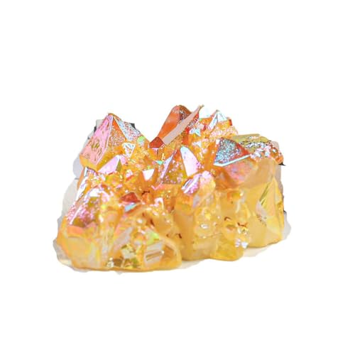 Cluster de cristal de roche jaune de 50g à 60g pour décoration