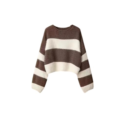 Jupe midi en tricot rayé pour vos tenues de bureau en automne hiver