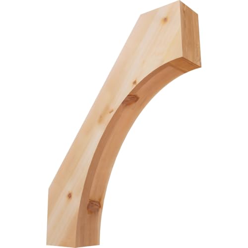 Ekena Millwork BRC06X26X34WTL00SWR 5 1/2"W x 26"D x 34"H Westlake Smooth Knee Brace, Western Red Cedar