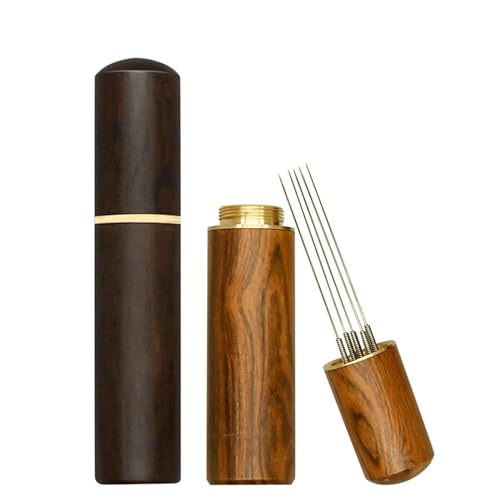 Juego de 2 agitadores de café expreso, herramienta de distribución de café en polvo, agitador de madera