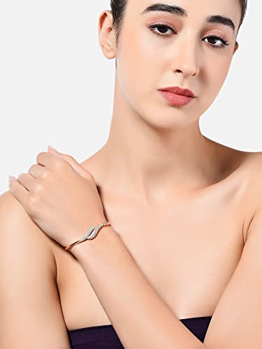 CZ Bangle Style Brass Kada For Women