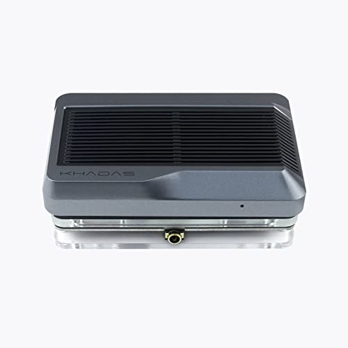 Image of Khadas Edge2 Station Extension Board for Edge2 Single Board Computer with 10 /100M Ethernet Port, USB-C Port, 3.5mm Headphone Jack, UART for Debugging and External Audio DAC