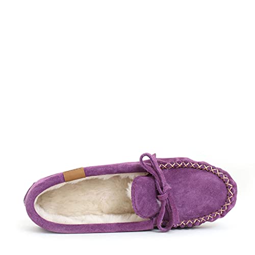 AMIMOC Istah Moccasin Shoes for Women - Comfortable Handmade Suede Slipper for Indoor3