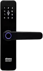 Fechadura Digital Biometria de Embutir SDD300 - Preto Fosco